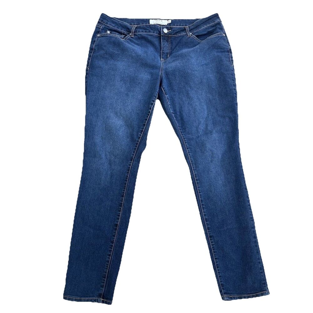 Torrid Slim Skinny Denim Jeans Women Size 16R Dark Wash Stretch Comfort